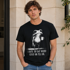 I Have to Say Weird Stuff Or I'll Die Funny Frog Meme Graphic T-Shirt