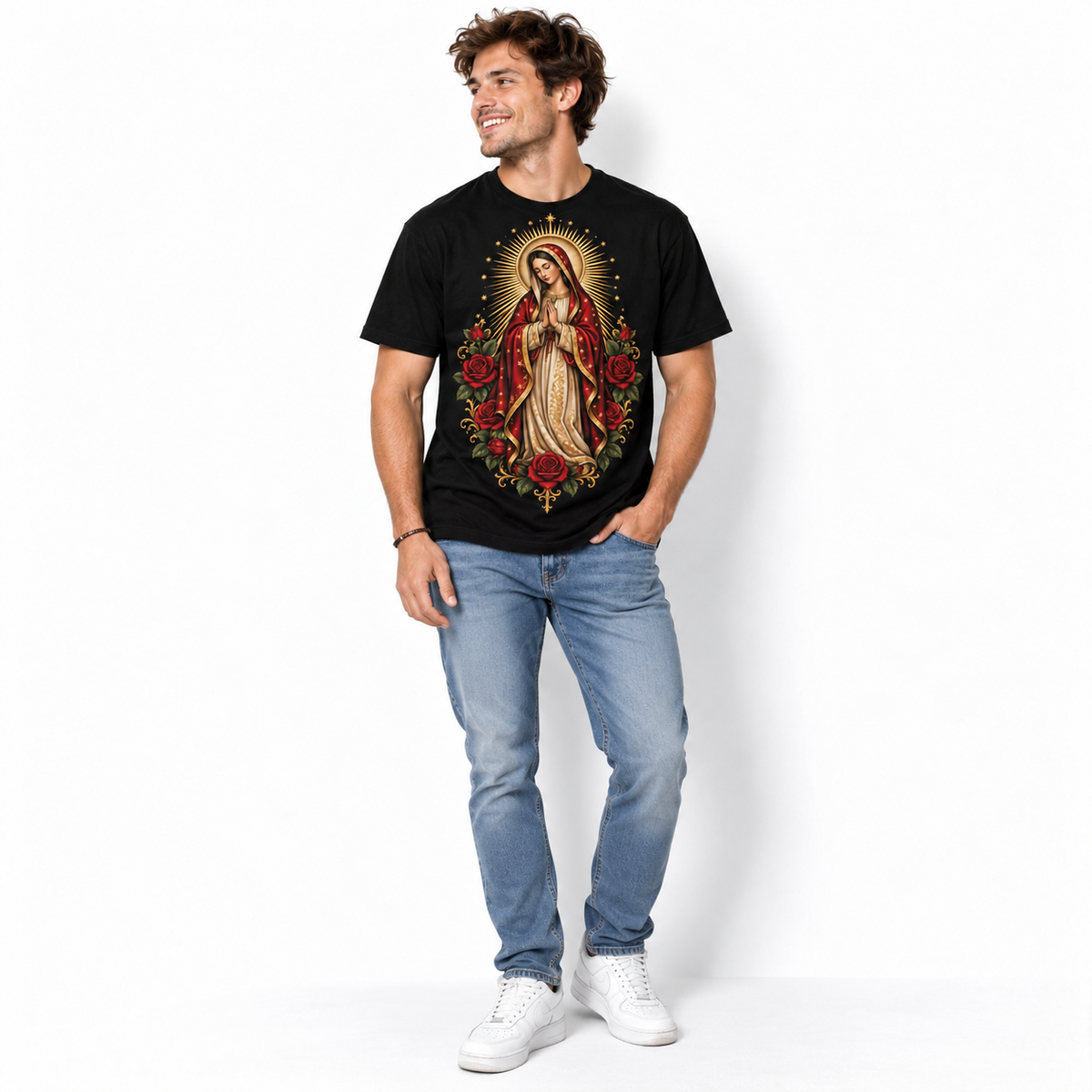 Kingdom Seeker Not of This World Christian Lion Men's Graphic T-Shirt