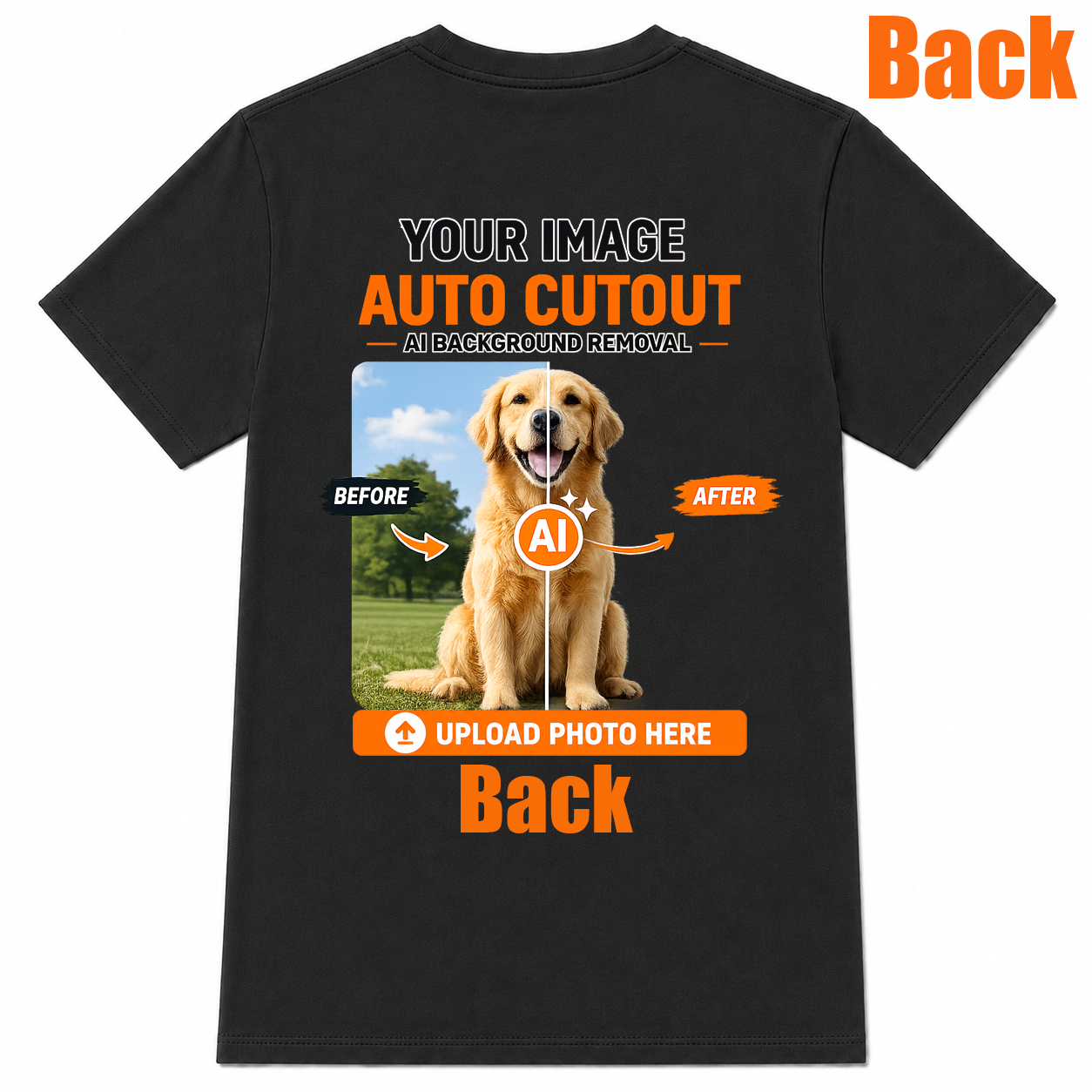 AI Background Remove Custom T-Shirt – Design Your Own Personalized Shirt