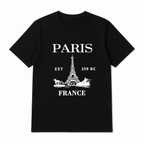 Paris France EST 1598 Vintage City Graphic T-Shirt Travel Paris France Tee