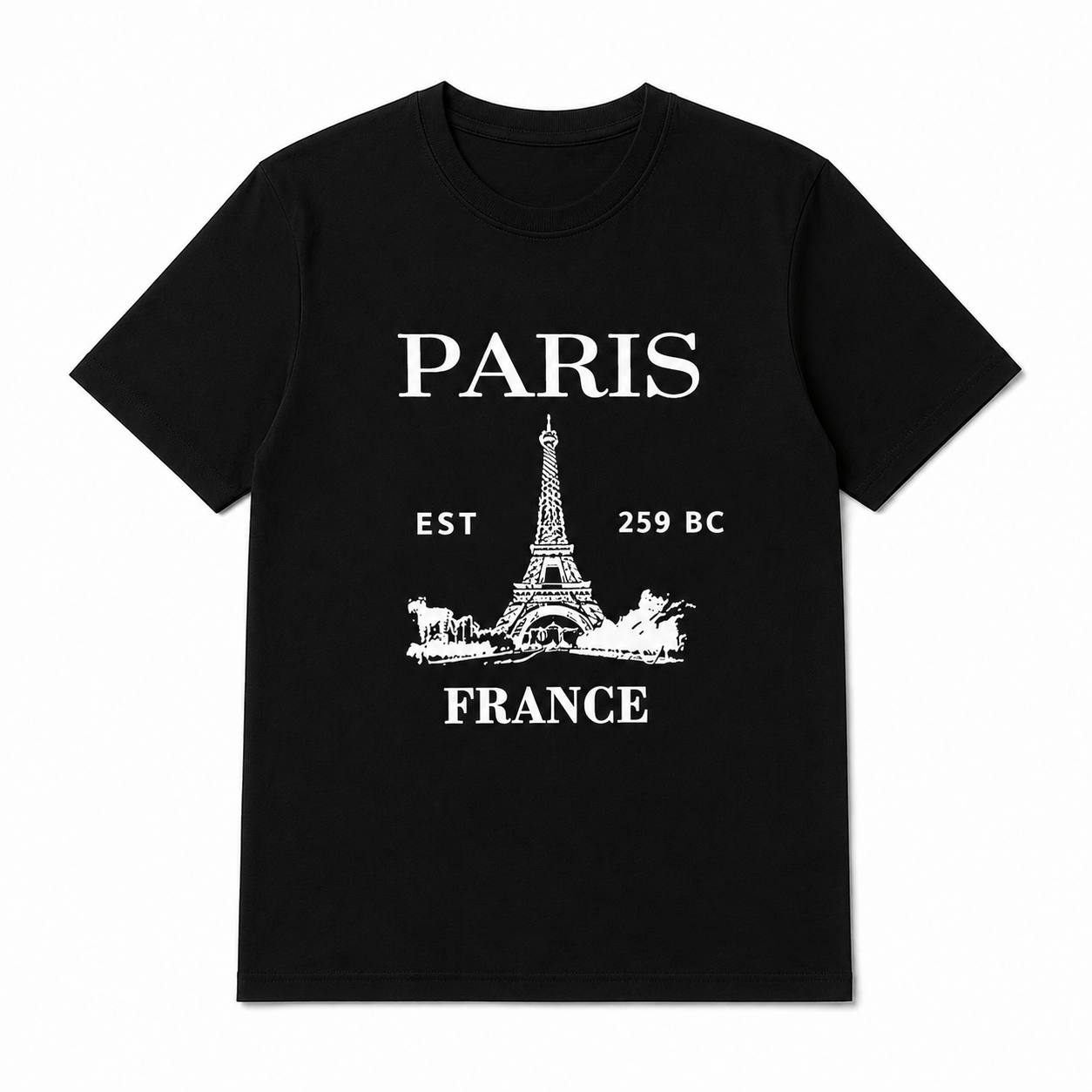 Paris France EST 1598 Vintage City Graphic T-Shirt Travel Paris France Tee