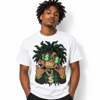 Money Drip Hip Hop Cartoon Rapper Dollar Style Graphic Men's T-Shirt