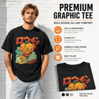 Japanese Halloween Pumpkin Monster Trick or Treat Retro Horror Men's T-Shirt