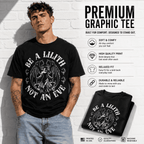 Be a Lilith Not an Eve Gothic Demon Witch Occult Graphic Men's T-Shirt