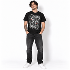 Smile Now Cry Later Clown Tattoo Art Men's Graphic T-Shirt