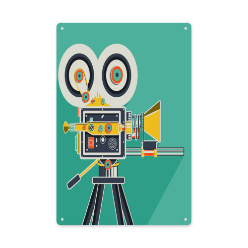 8x12in vertical iron sheet painting