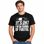 Funny Fukitol 500mg Pill Sarcastic Humor Graphic Men’s T-Shirt