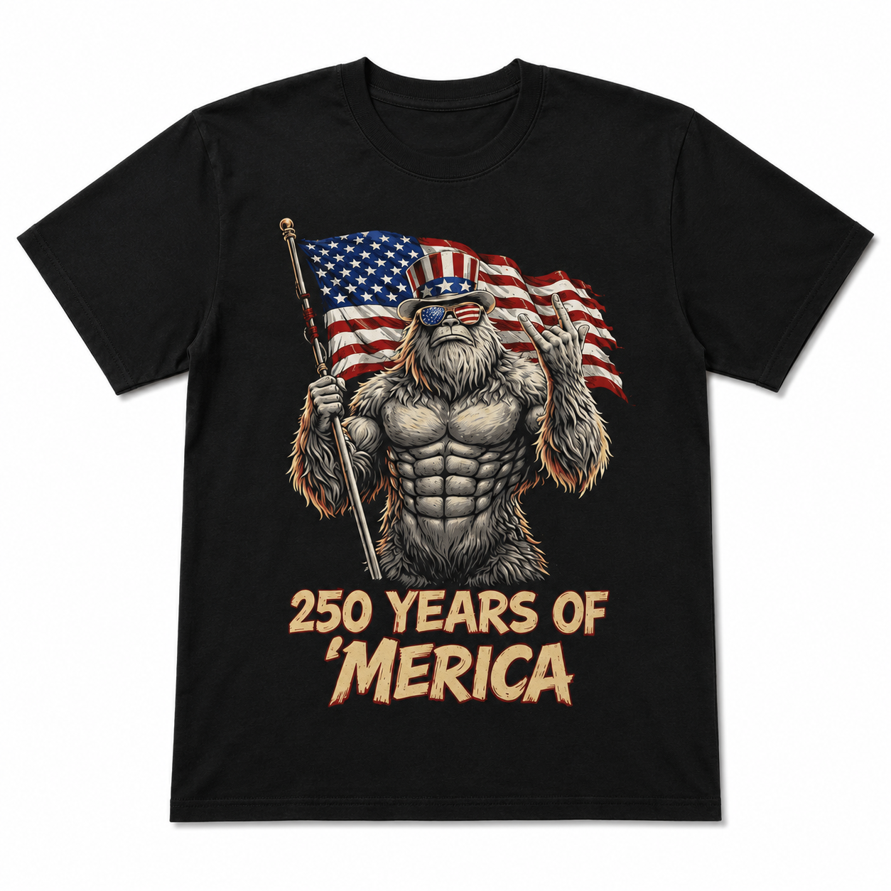 USA 250th Anniversary 1776 America Patriotic Graphic Men's T-Shirt