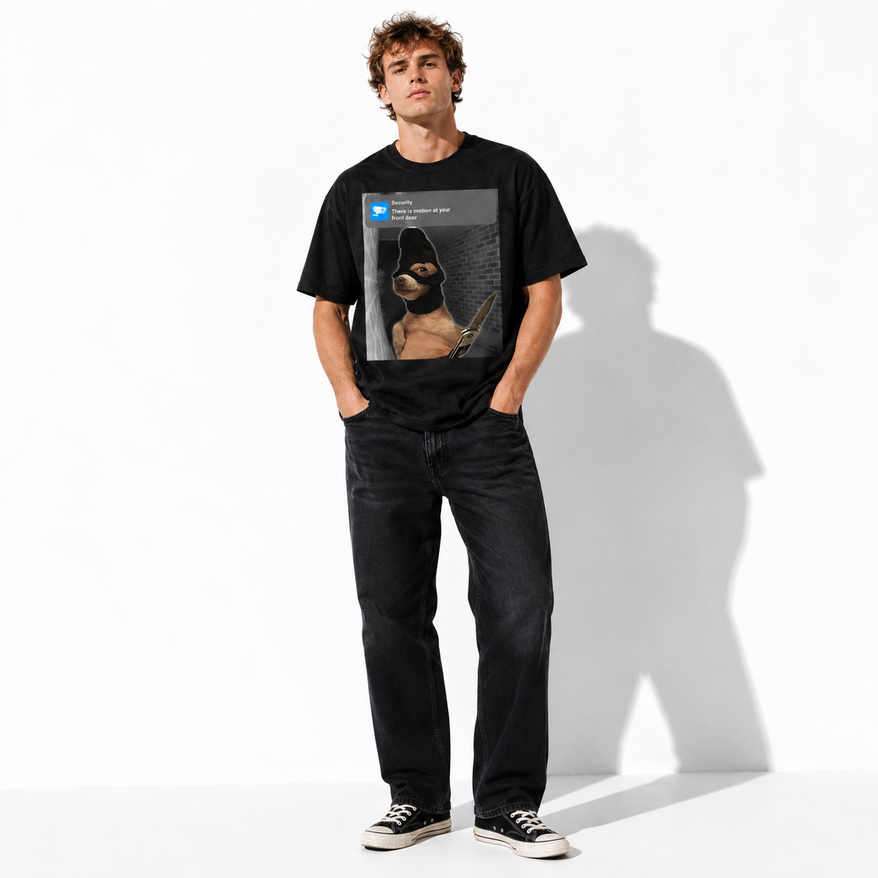 Fluff Around and Find Out Angry Cat Meme Funny Graphic T-Shirt for Men