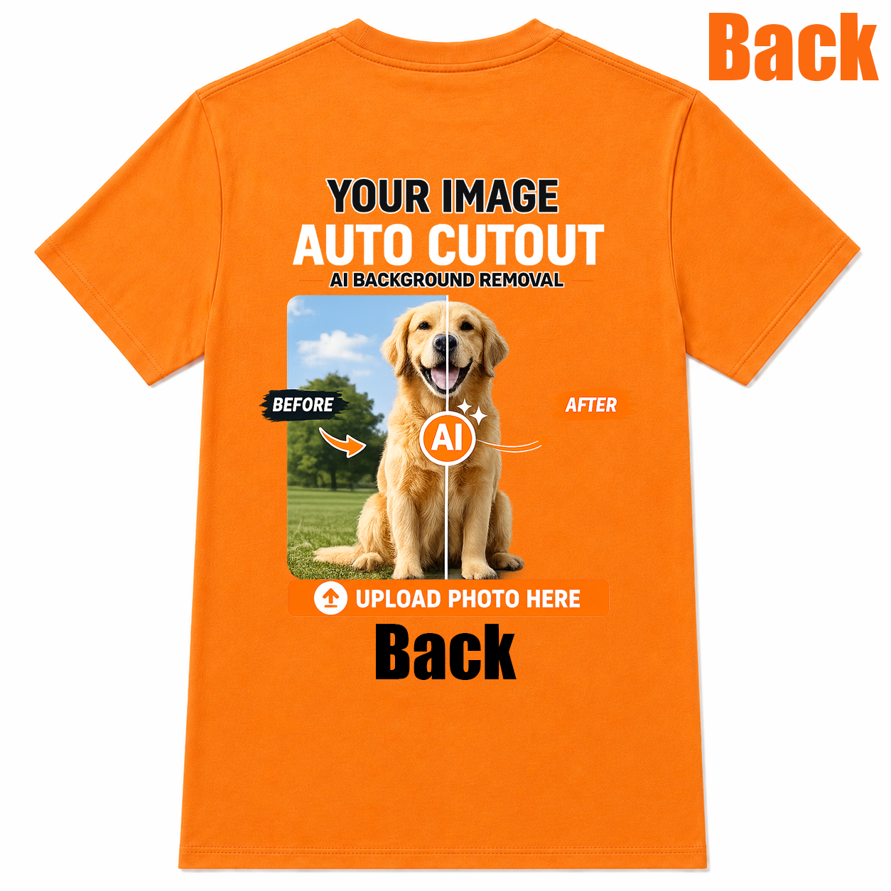 AI Background Remove Custom T-Shirt – Design Your Own Personalized Shirt