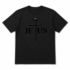 Jesus The Way The Truth The Life Cross Graphic Men's Christian T-Shirt