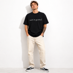 Men's Wait I'm Goated Graphic T-Shirt Funny Minimalist Casual Tee