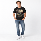 1969 American Muscle Classic Car Vintage Men's Graphic T-Shirt