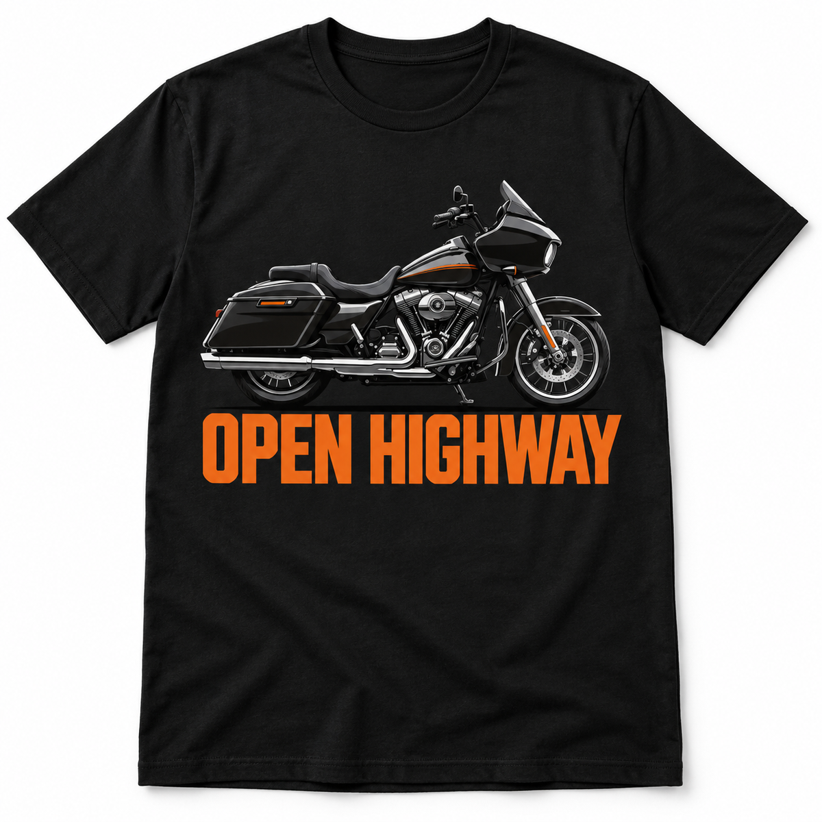 Road Glide Touring Motorcycle Biker Men's Graphic T-Shirt