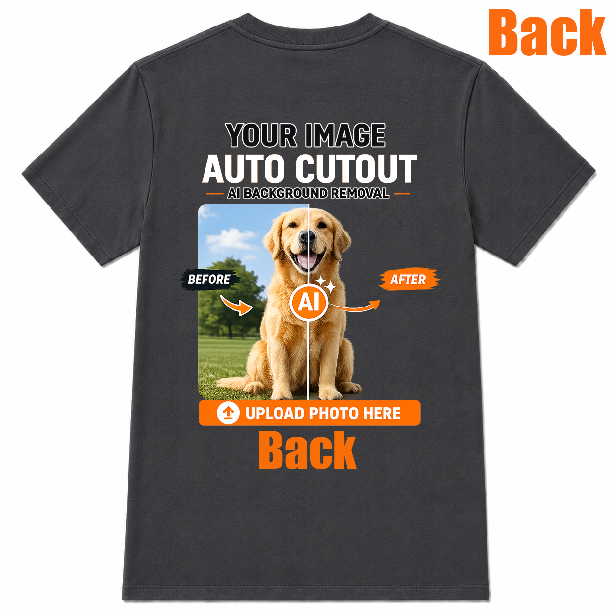 AI Background Remove Custom T-Shirt – Design Your Own Personalized Shirt