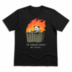 Funny The Horrors Persist But So Do I Possum Meme Graphic T-Shirt for Men
