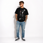 Cute Grim Reaper Skull Gothic Dark Humor Biker Graphic Men's T-Shirt