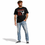 Black Belt Martial Arts Motivation Graphic T-Shirt Karate Tee for Men