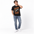 Cosmos The Great Unknown Retro Space Rocket Sci-Fi Men's T-Shirt
