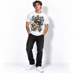Saints Open Your Eyes Angel Vision Street Art Men's Graphic T-Shirt