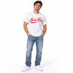 Sucka Free Retro Script Funny Attitude Graphic Men's T-Shirt