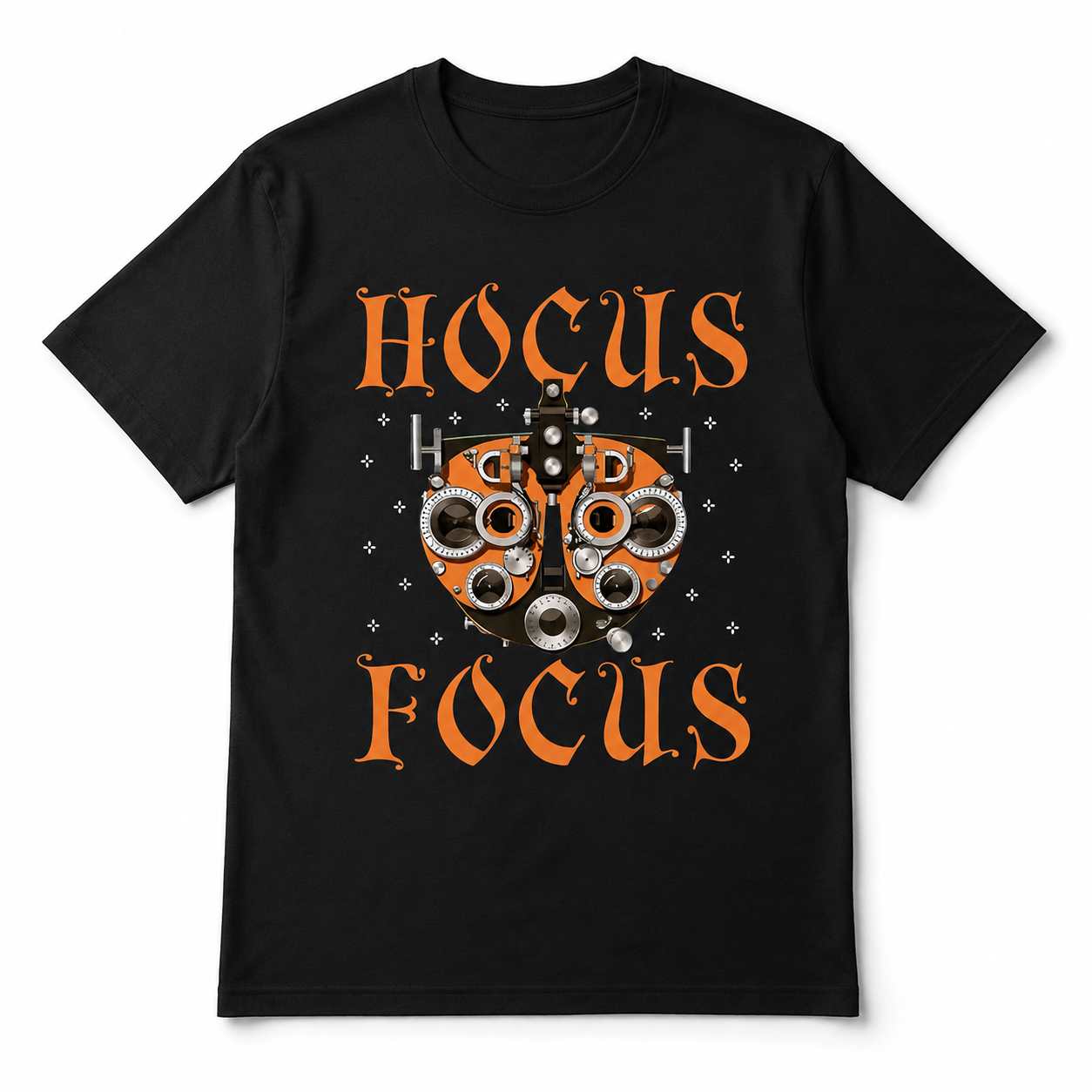 Hocus Focus Funny Optometrist Eye Doctor Halloween Graphic Men's T-Shirt