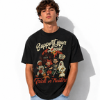 Support Your Local Trick or Treaters Retro Halloween Graphic Men's T-Shirt