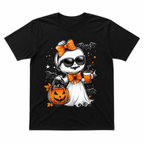 Cute Ghost Pumpkin Halloween Spooky Gothic Funny Graphic Men's T-Shirt
