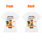 AI Background Remove Custom Women T-Shirt – Design Your Own Personalized Shirt
