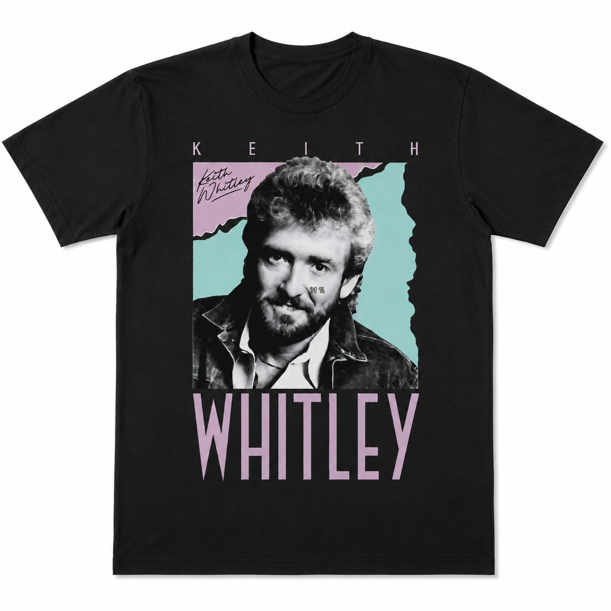 Keith Whitley Retro Portrait Graphic T-Shirt Country Music Tee