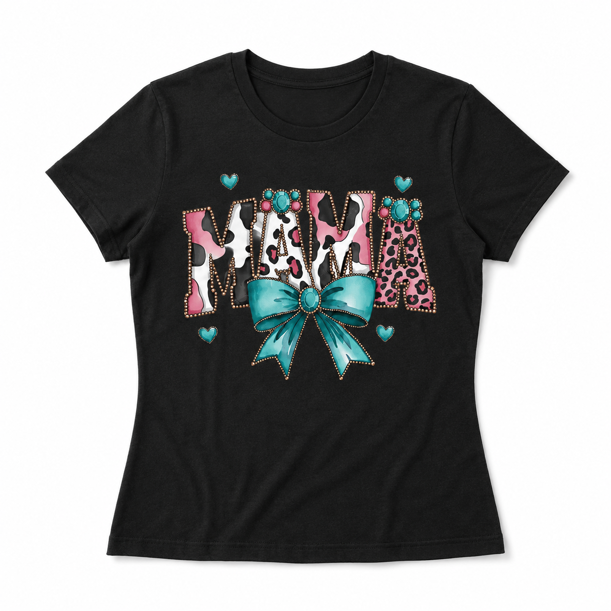 Women Mother's Day Graphic T-Shirt Mom Gift Casual Crew Neck Short Sleeve Tee