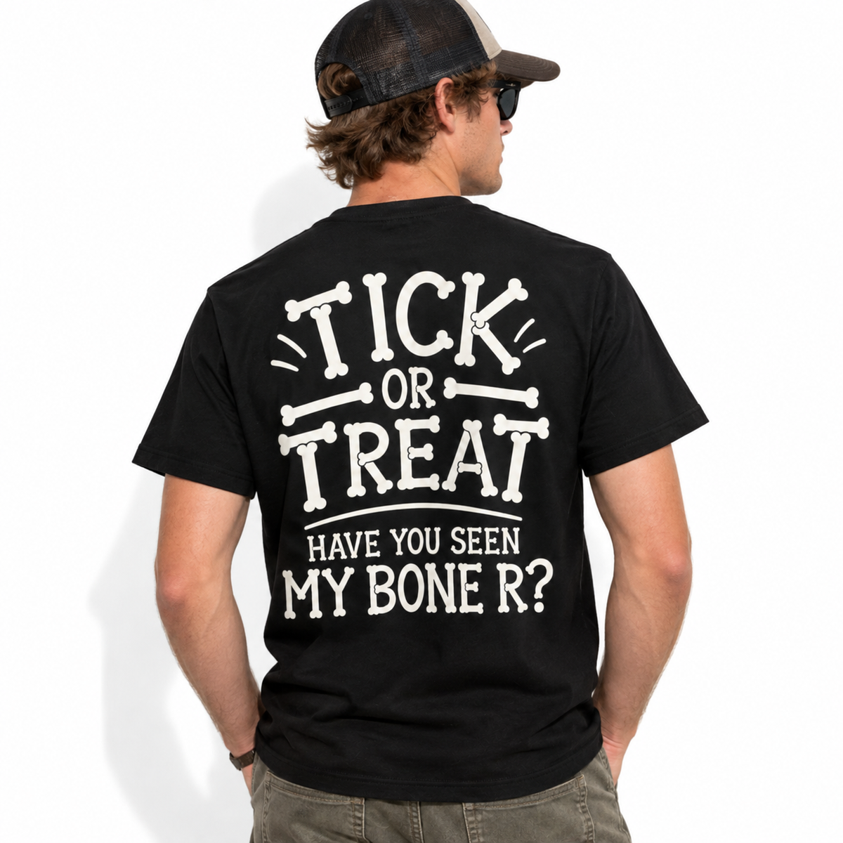 Tick or Treat Have You Seen My Boner Funny Halloween Men's T-Shirt