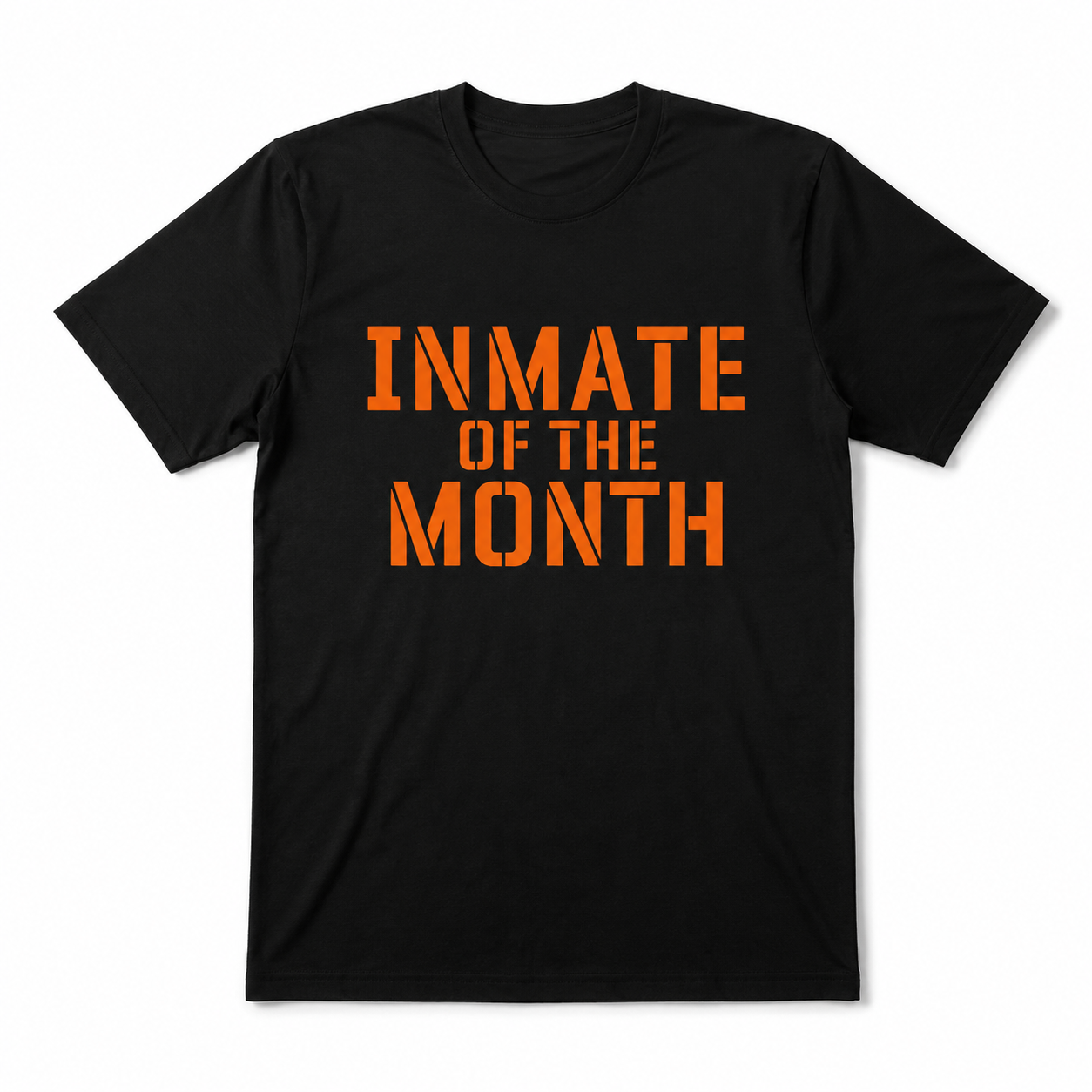 Inmate of the Month Funny Prison Jail Halloween Costume Men's T-Shirt