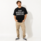Funny Mother in Law Favorite Child T-Shirt Men’s Family Humor Tee