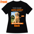 AI Background Remove Custom Women T-Shirt – Design Your Own Personalized Shirt