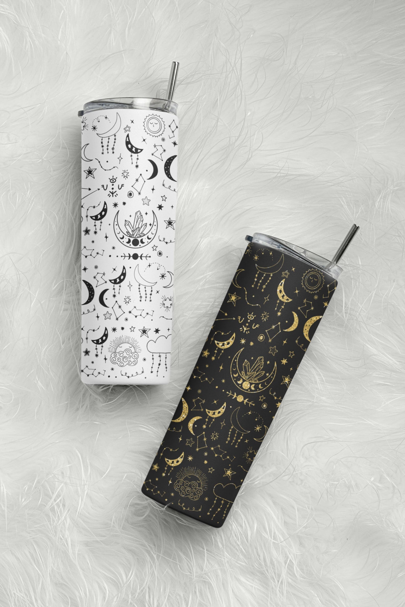 Witchy Things tumbler - witchy gift - moon phases - astrology gift - zodiac gift - spooky gift - witch gift - spells