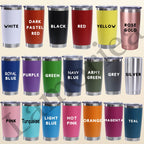 Personalized 20oz Vacation Tumbler, Custom Travel Mug, Laser Engraved Tumbler, Stainless Steel Mug, Insulated Tumbler, Beach Tumbler