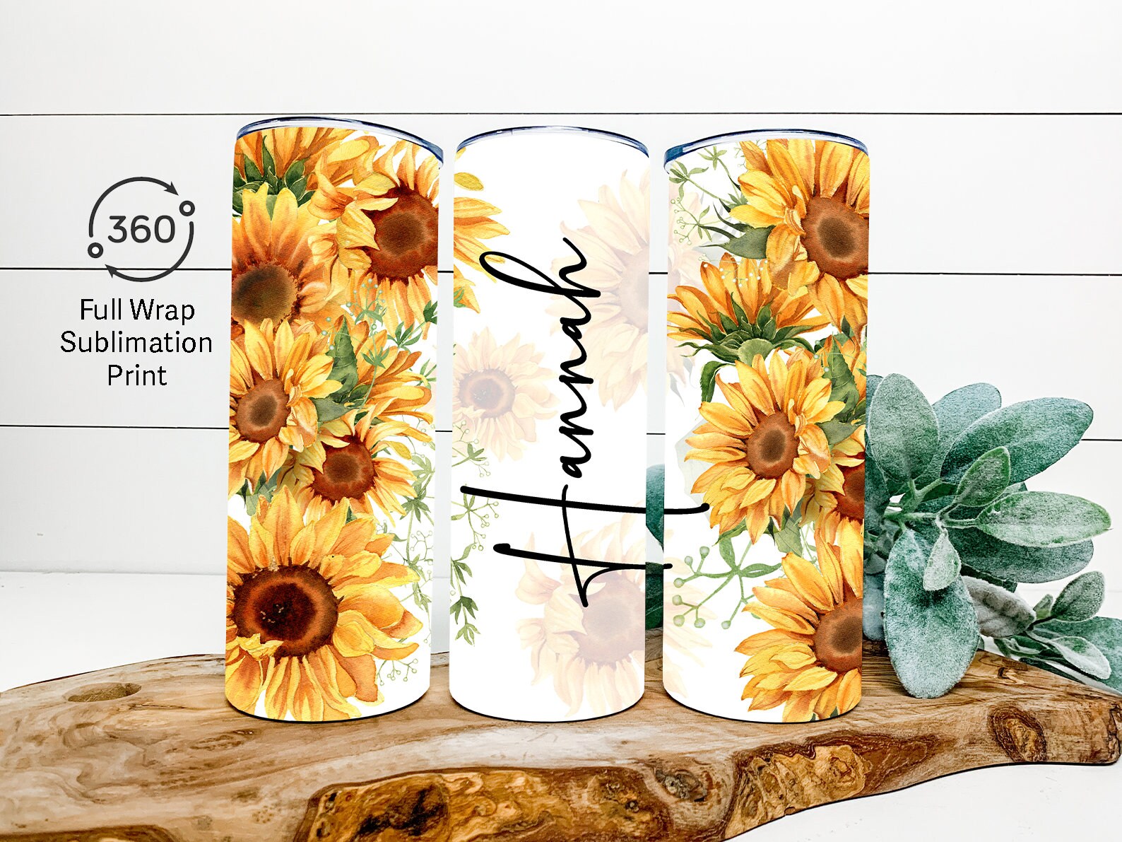 Personalized Sunflower Tumbler, Sunflower Gifts For Women, Sunflower Lover Gifts, Sunflower Cup, Sunflower Tumbler With Lid And Straw