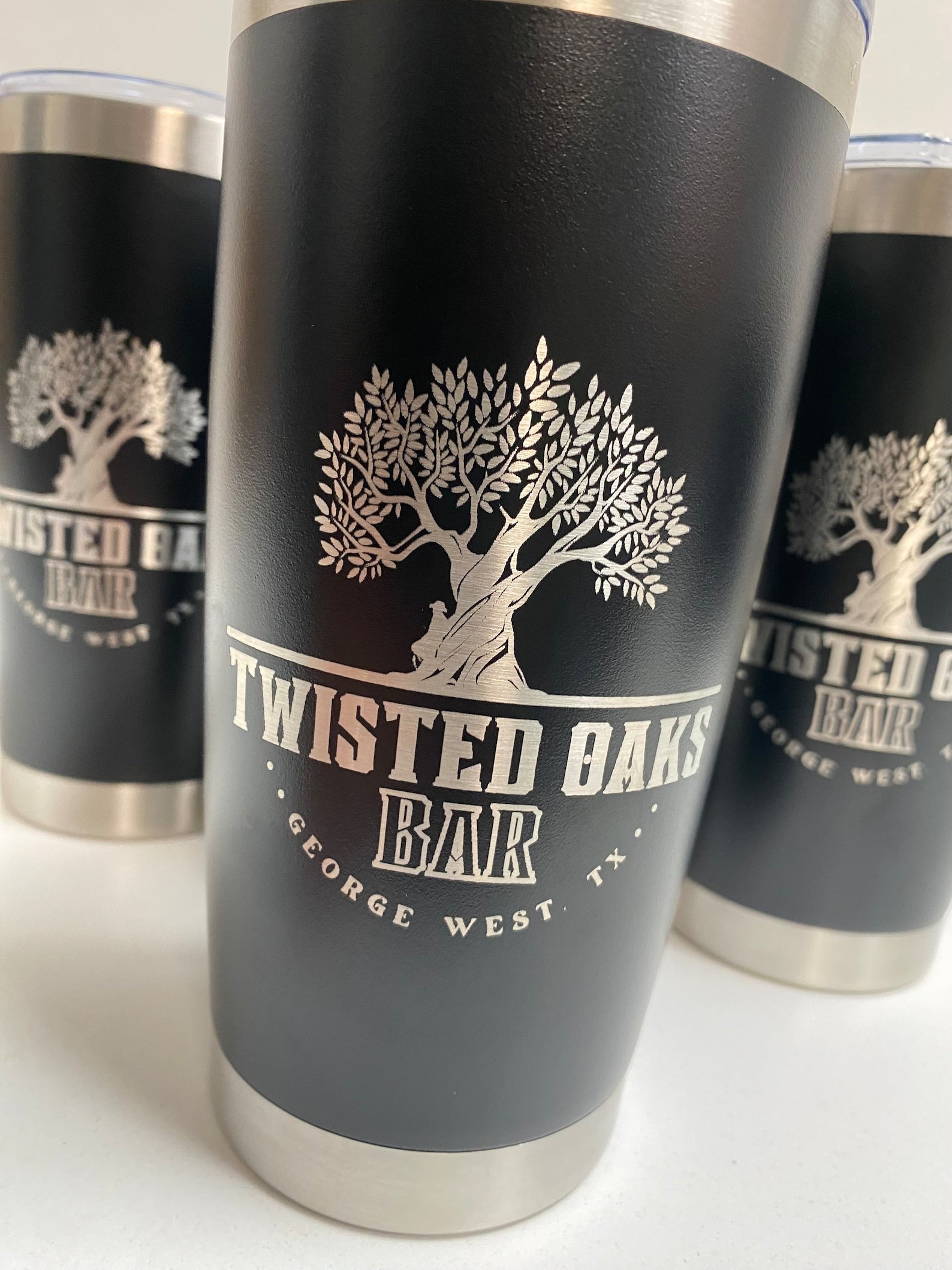 Personalized Engraved 20oz Tumbler, ADD YOUR LOGO, Wholesale Tumblers, Laser Engraved Cup, Gifts For Him, Powder Coated, Bulk Tumblers