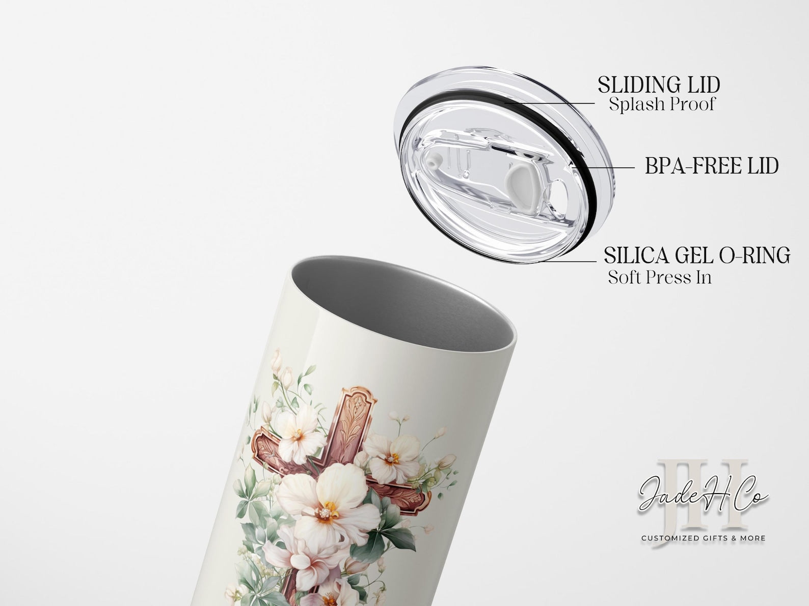 Christian Bible Verse Tumbler, Custom Scripture Verse Christian Religious Tumbler Personalized Bible Verse Tumbler Religious Gift for Friend
