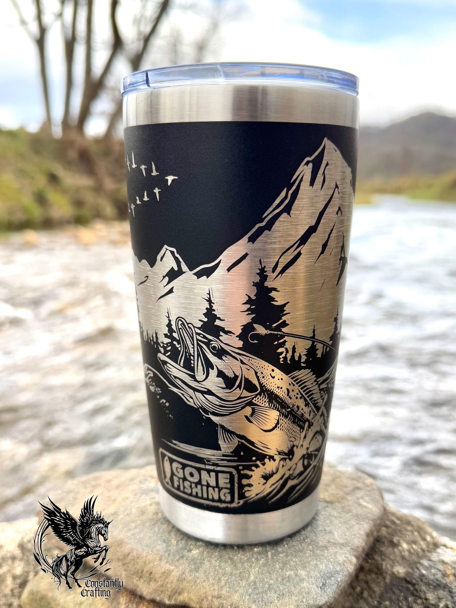 Gone Fishing - 20 oz Tumbler