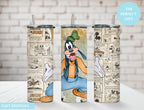 Retro Goofy 20 oz Skinny Tumbler.