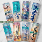 Personalized bachelorette beach tumbler, Custom bridesmaid gifts, Beach vacation, Family vacation tumbler, Custom Cruise tumbler, Girls trip