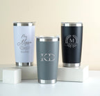 Personalized Engraved 20oz Tumbler, ADD YOUR LOGO, Laser Tumbler, Stainless Steel water cup, Bulk Tumblers, Coffee Tumbler 25052402