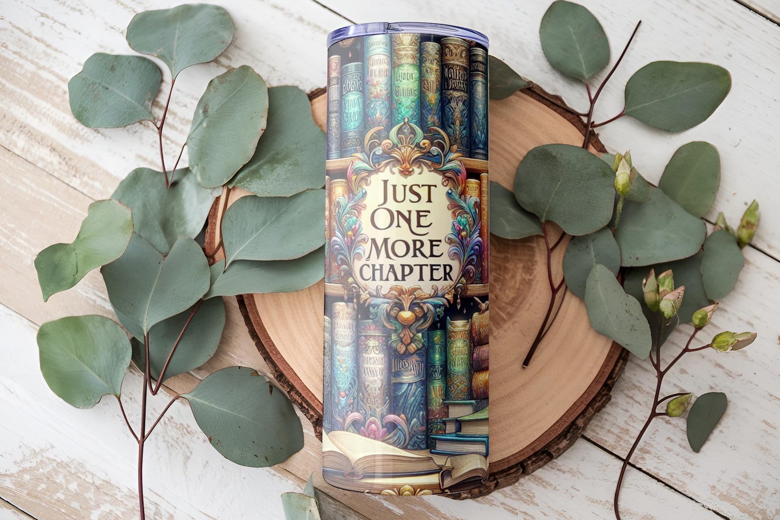 Book Lover Tumbler, Tumbler 20oz 30oz, Book Lover Gift, Coffee Tumbler, Library Gift, Reading Cup, Tumbler With Straw, Skinny Tumbler