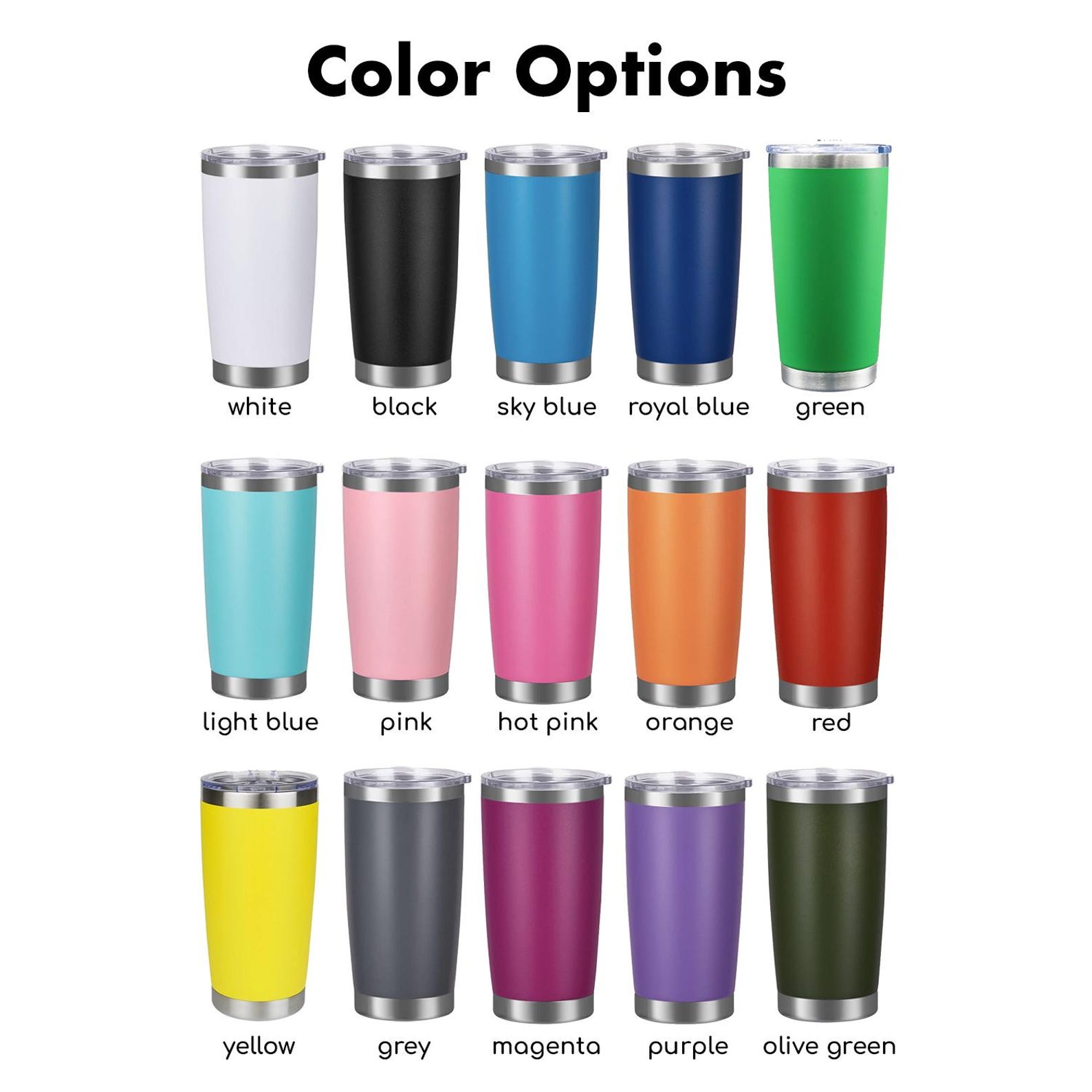 Personalized Stainless Steel Tumbler 20OZ, Custom Beach Travel Mug, Girls Trip Cup, Family Reunion