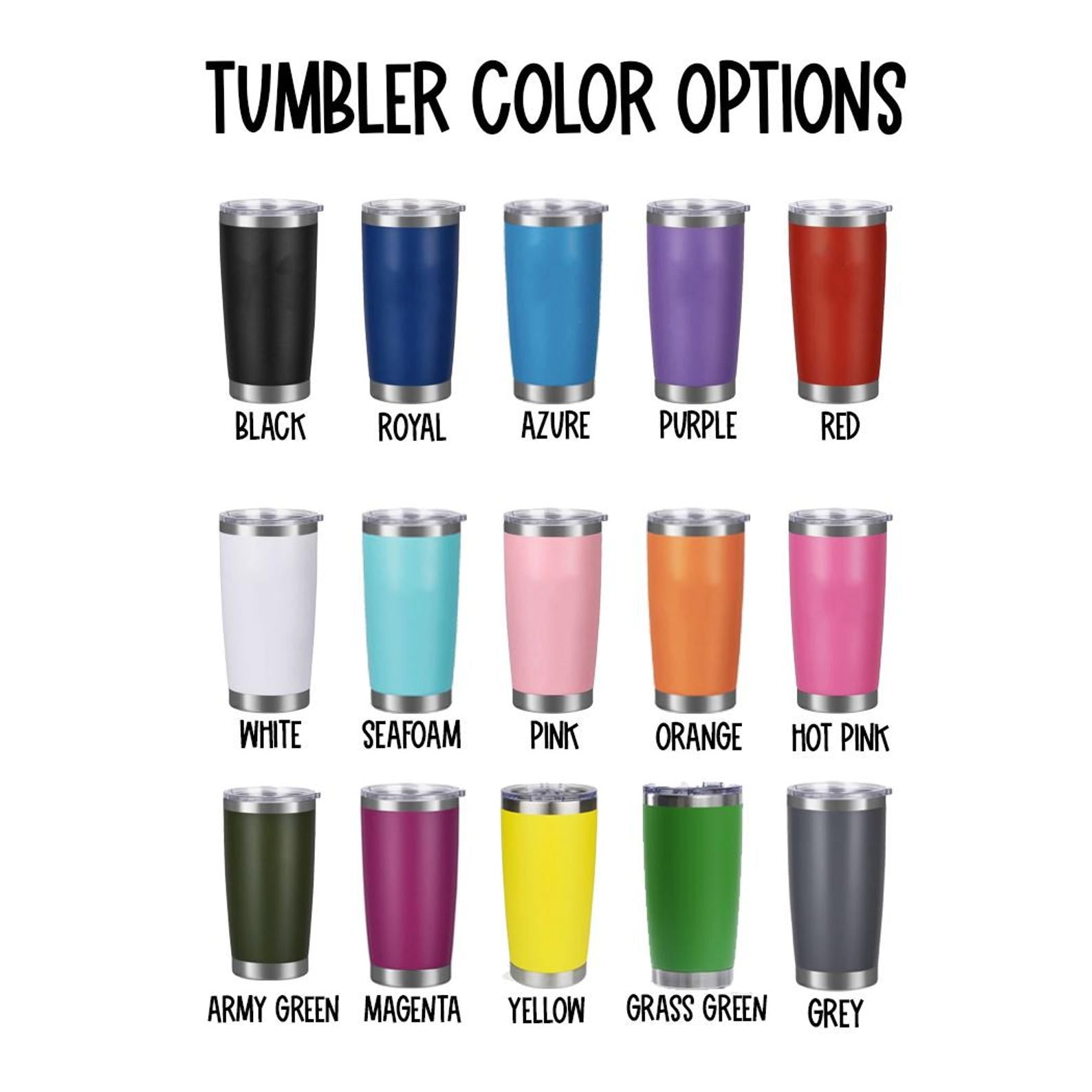 Custom Engraved Stainless Steel Tumbler Cup, Personalized Vacation Tumbler, Bridesmaid, Bachelorette Party