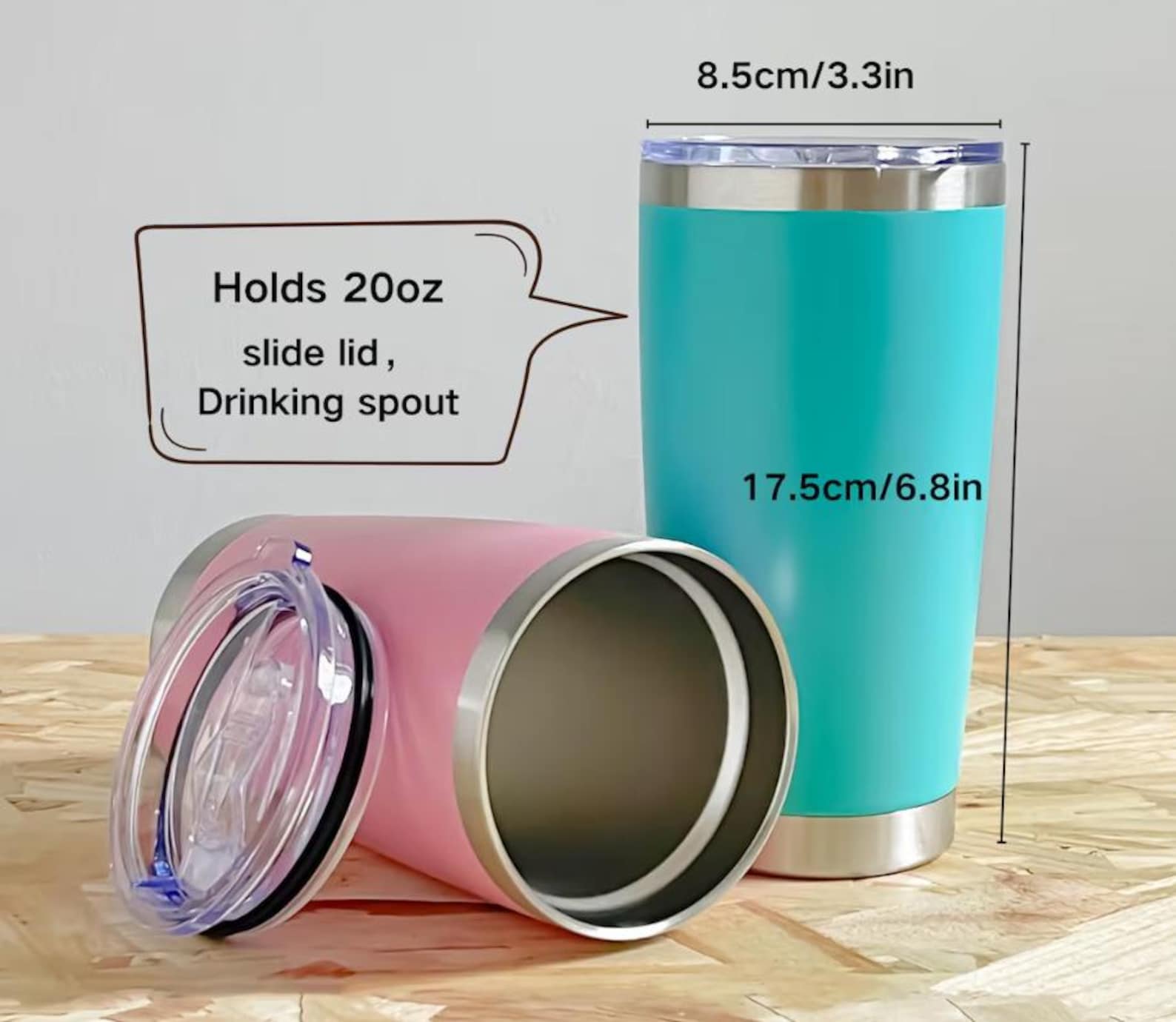 Personalized 20oz Engraved Tumbler, Custom Name Travel Mug, Insulated Bridesmaid Tumbler, Stainless Steel Cups, Laser Engraved Tumbler