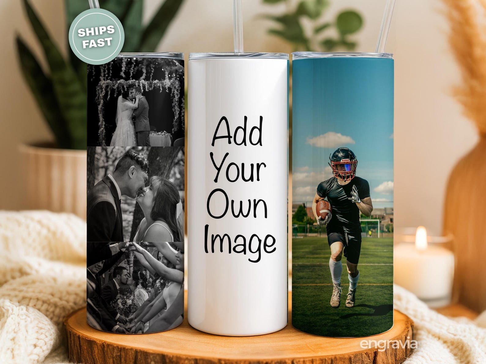 Custom Photo Tumbler 20 oz-Custom Name Tumbler-Personalized Tumbler with Logo-Personalized Business Cups-Tumbler with Photo