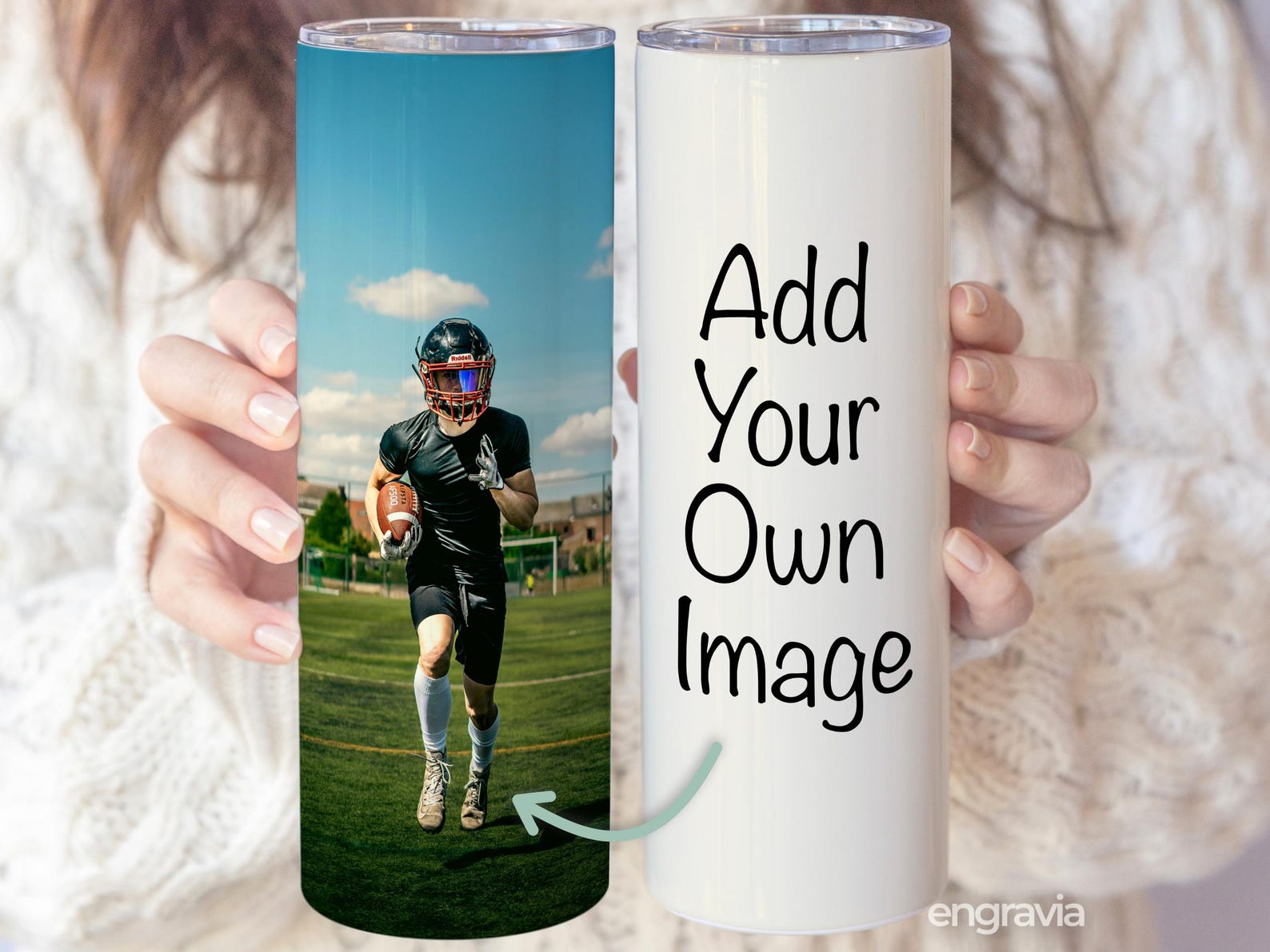 Custom Photo Tumbler 20 oz-Custom Name Tumbler-Personalized Tumbler with Logo-Personalized Business Cups-Tumbler with Photo